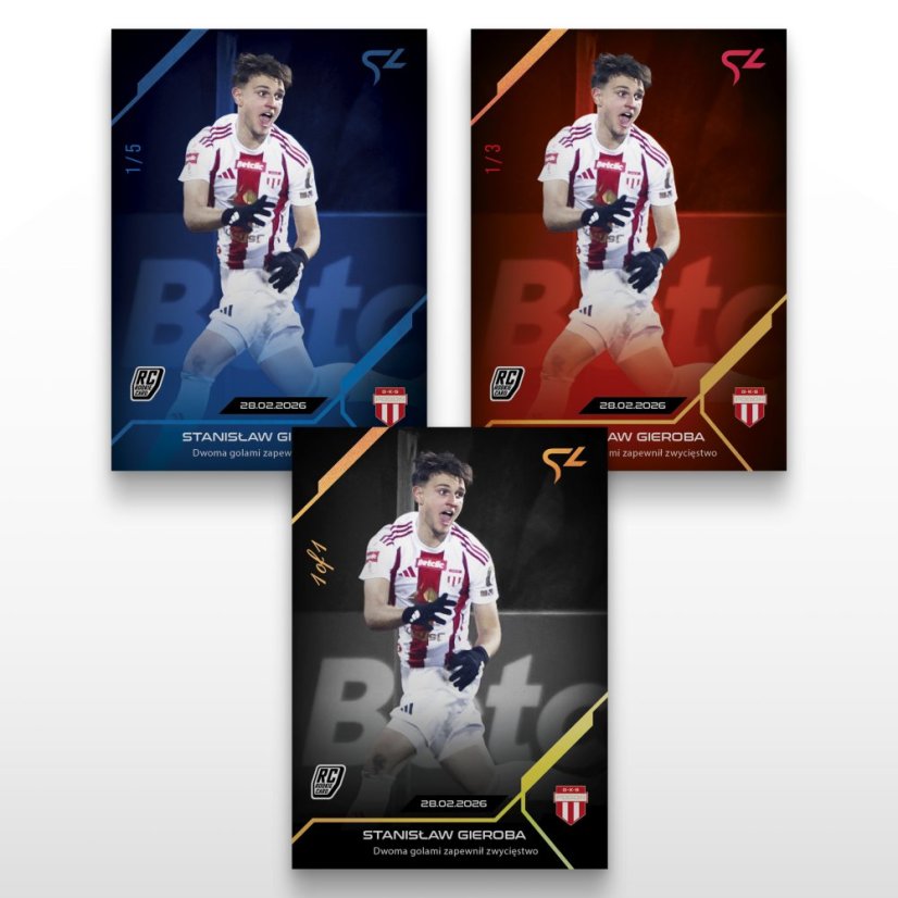 Football trading card L-28 Stanisław Gieroba - SportZoo Betclic 1 Liga 2025/26 LIVE