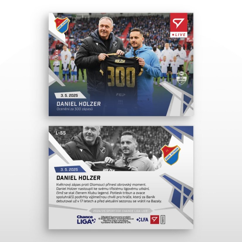 L-55 Daniel Holzer Chance Liga 2024/25 LIVE