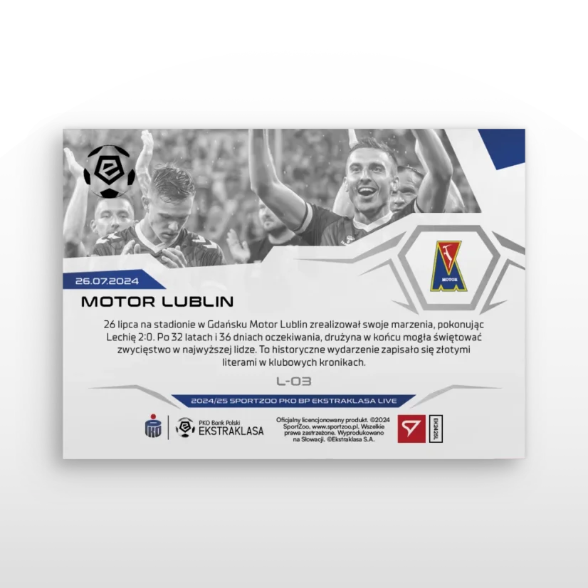 L- 03 Motor Lublin PKO BP Ekstraklasa 2024/25 LIVE