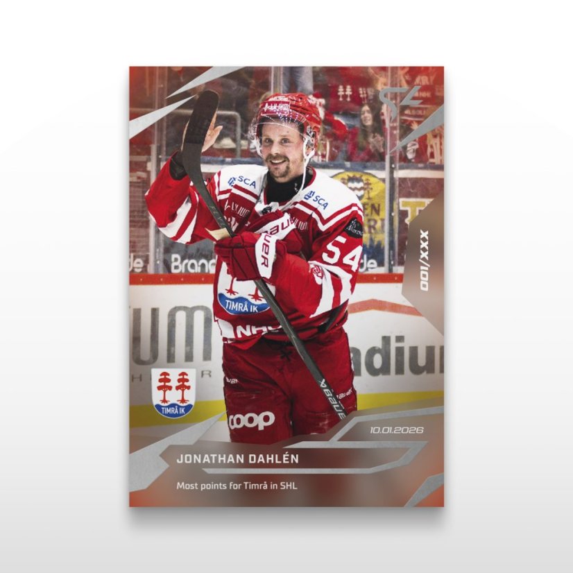 Hockey-samlar­kort L-22 Jonathan Dahlén – SportZoo Svenska hockeyligan 2025/26 LIVE