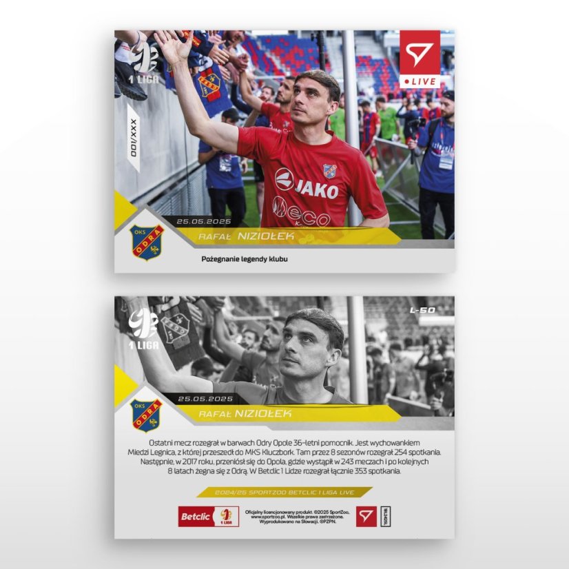 L-50 Rafał Niziołek Betclic 1 Liga 2024/25 LIVE