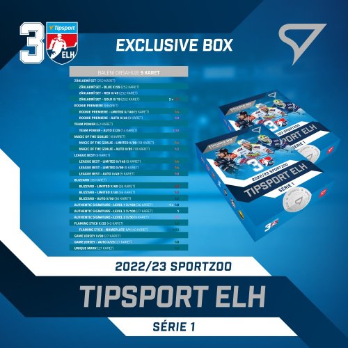 Exclusive box Tipsport ELH 2022/23 – 1. séria