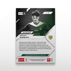 Football trading card L-13 Michał Rosiak - SportZoo Betclic 1 Liga 2025/26 LIVE