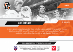 L-075 HC Košice TEL 2022/23 LIVE