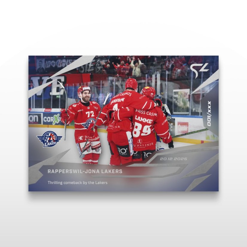 Hokejová kartička L-26 Rapperswil-Jona Lakers - SportZoo National League 2025/26 LIVE