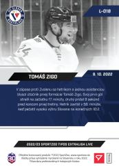 L-018 Tomáš Zigo TEL 2022/23 LIVE