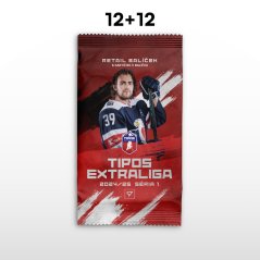 Letná akcia zľava 12 + 12 Retail balíček Tipos Extraliga 2024/25 – 1. séria