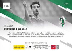 L-27 Sebastian Nebyla FORTUNA:LIGA 2023/24 LIVE