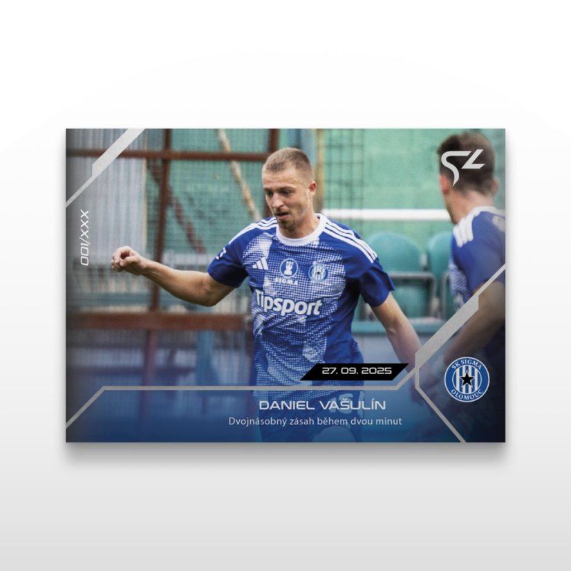Football trading card L-14 DANIEL VAŠULÍN - SportZoo Chance Liga 2025/26 LIVE