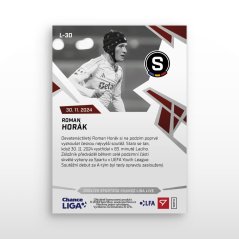 L-30 Roman Horák Chance Liga 2024/25 LIVE