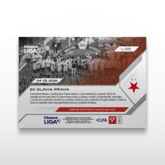Fotbalová kartička L-55 SK Slavia Praha - SportZoo Chance Liga 2025/26 LIVE