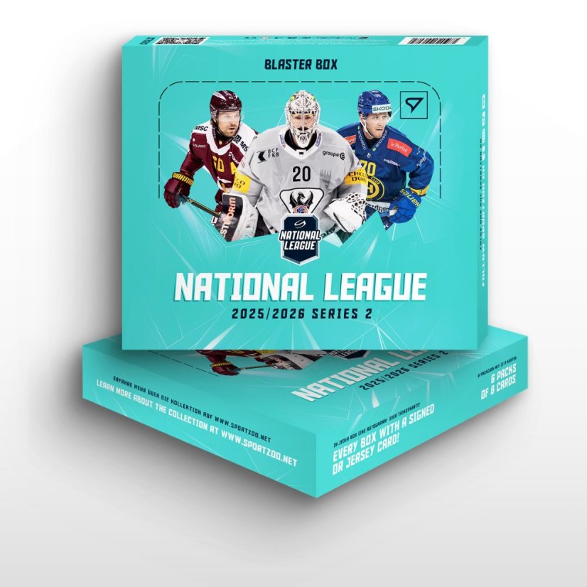 Blaster box - hokejové kartičky SportZoo National League 2025/26 - 2. séria