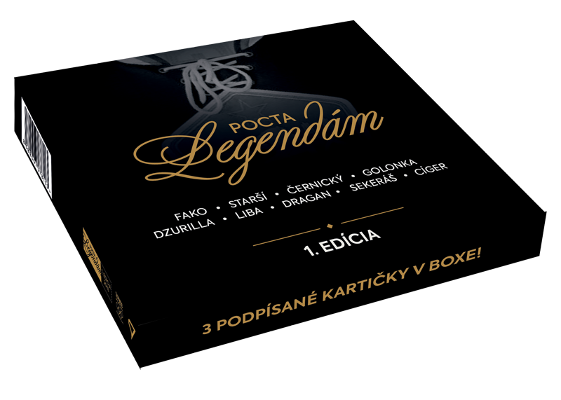 Box Pocta legendám – 1. wydanie