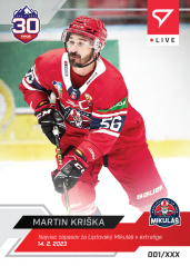 Set 23. týždňa (5 kariet L-066 - L-070) TEL 2022/23 LIVE