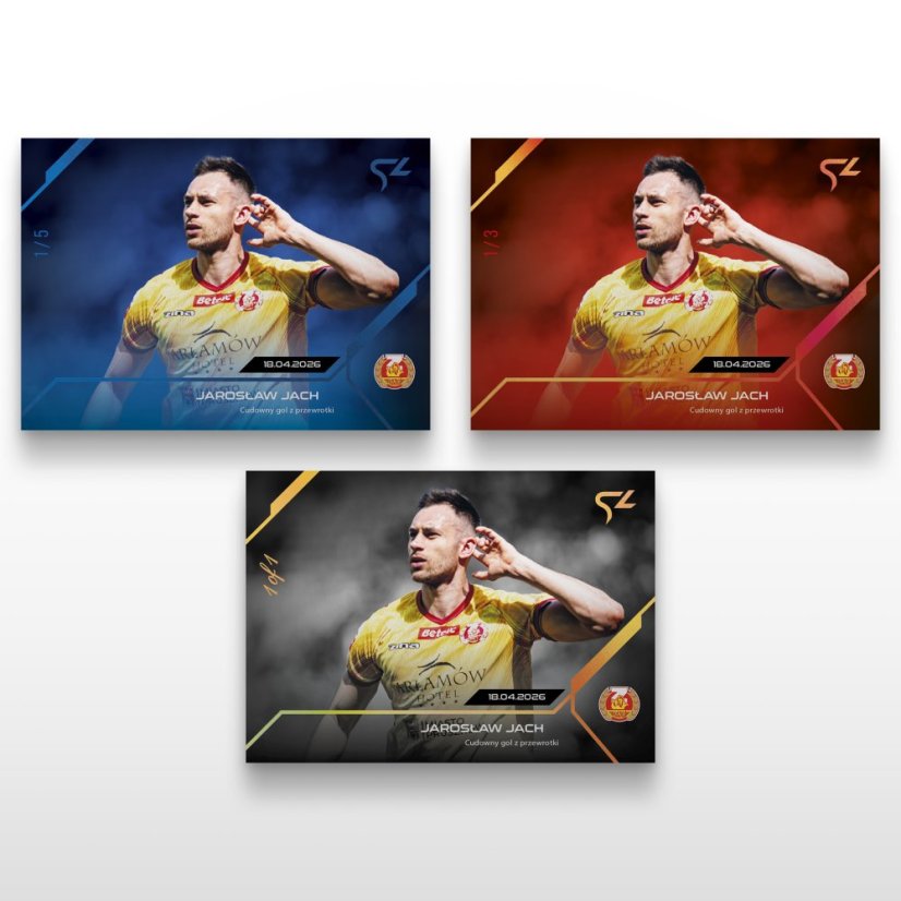 Football trading card L-43 Jarosław Jach - SportZoo Betclic 1 Liga 2025/26 LIVE