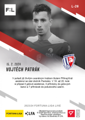 L-26 Vojtěch Patrák FORTUNA:LIGA 2023/24 LIVE