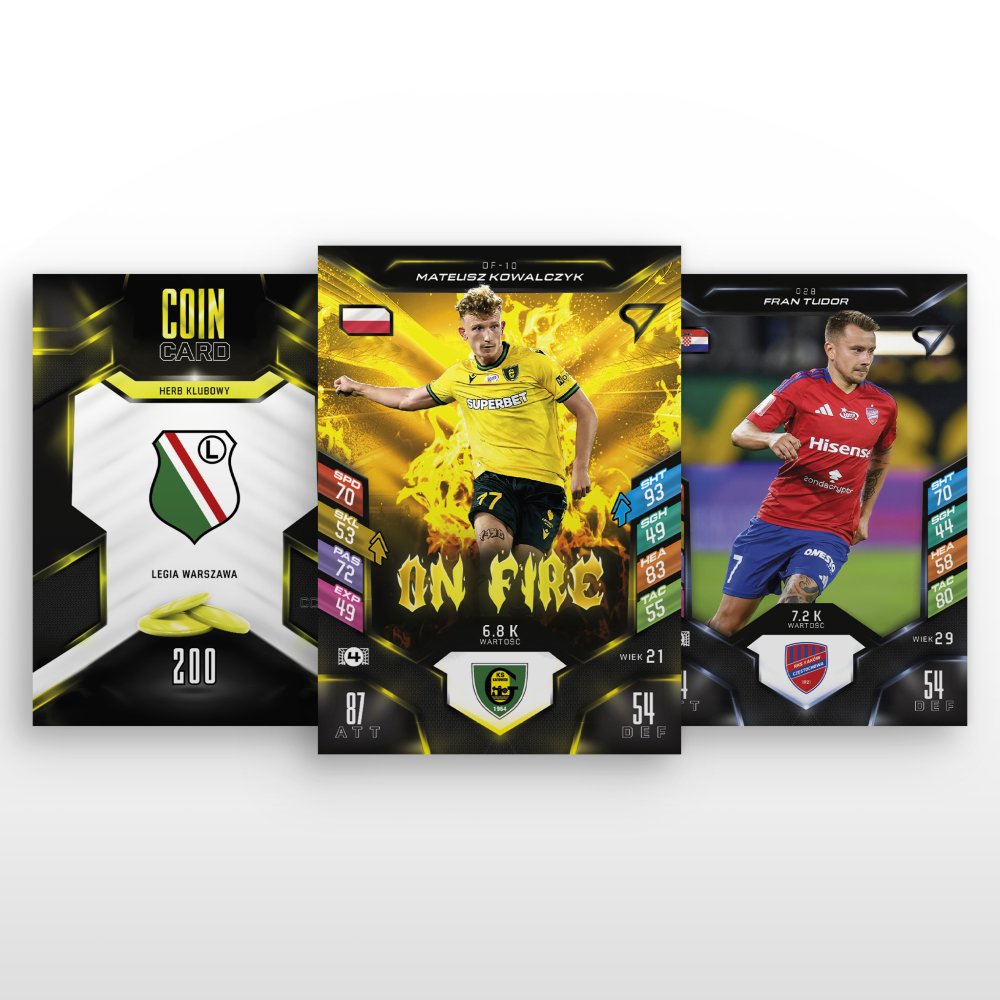 Pakiet startowy karty piłkarskie SportZoo PKO BP Ekstraklasa 2025/26