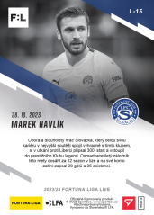 L-15 Marek Havlík FORTUNA:LIGA 2023/24 LIVE
