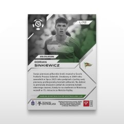 Karta piłkarska L-72 Dorian Sinkiewicz - SportZoo PKO BP Ekstraklasa 2025/26 LIVE