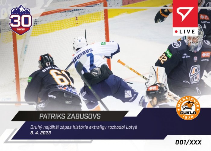 L-087 Patriks Zabusovs TEL 2022/23 LIVE