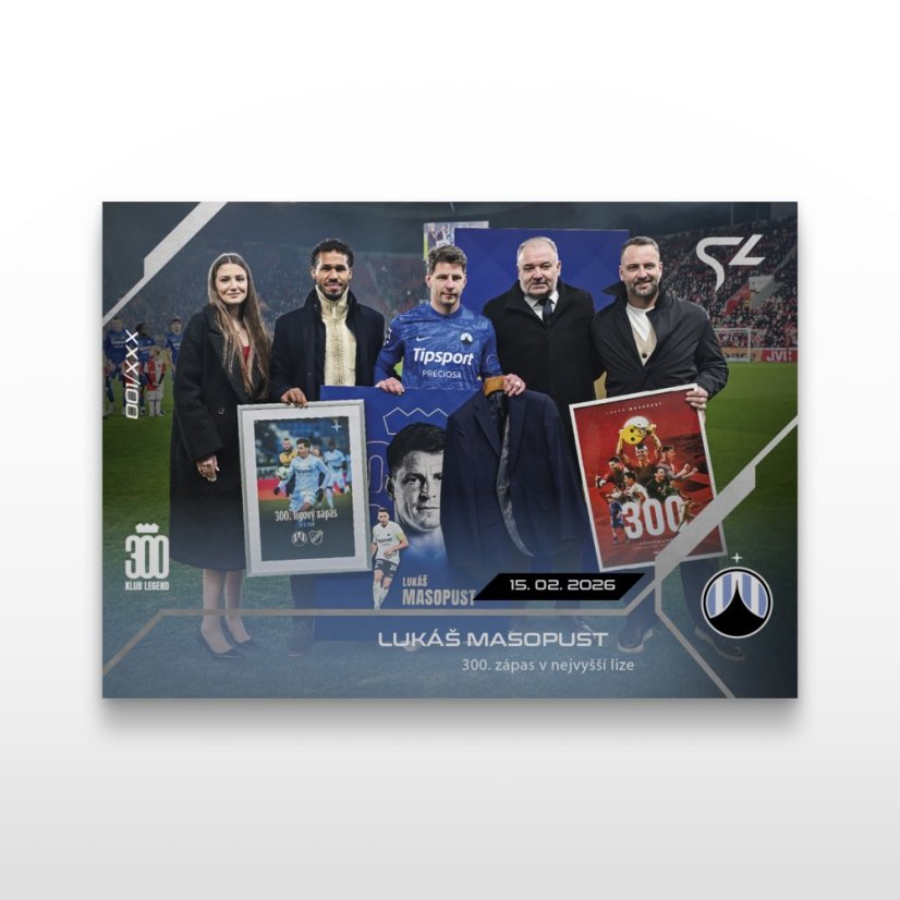 Fotbalová kartička L-32 Lukáš Masopust - SportZoo Chance Liga 2025/26 LIVE