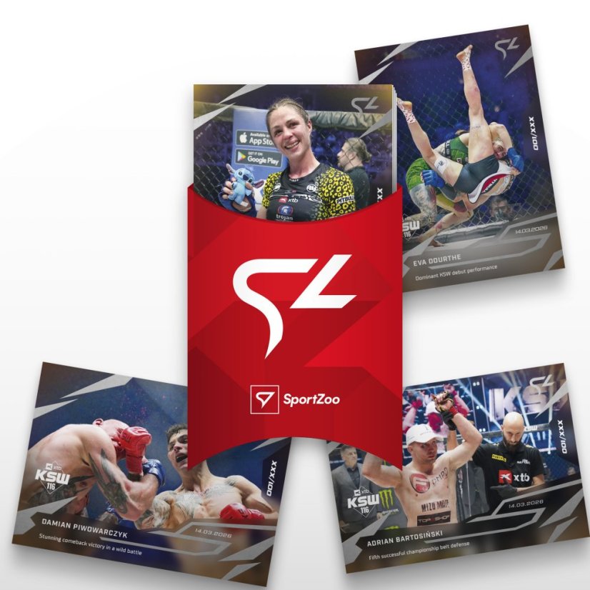 Rabatterat paket med 16 MMA-kort KSW– SportZoo KSW 2025/26 LIVE
