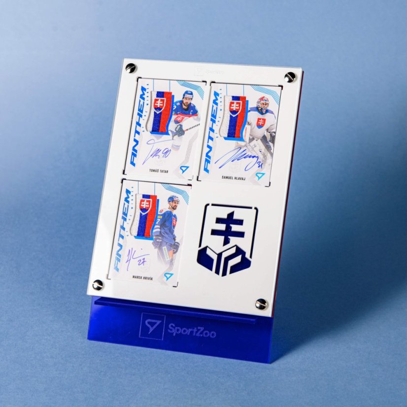Holder Hokejové Slovensko for 3 cards 180PT with stand