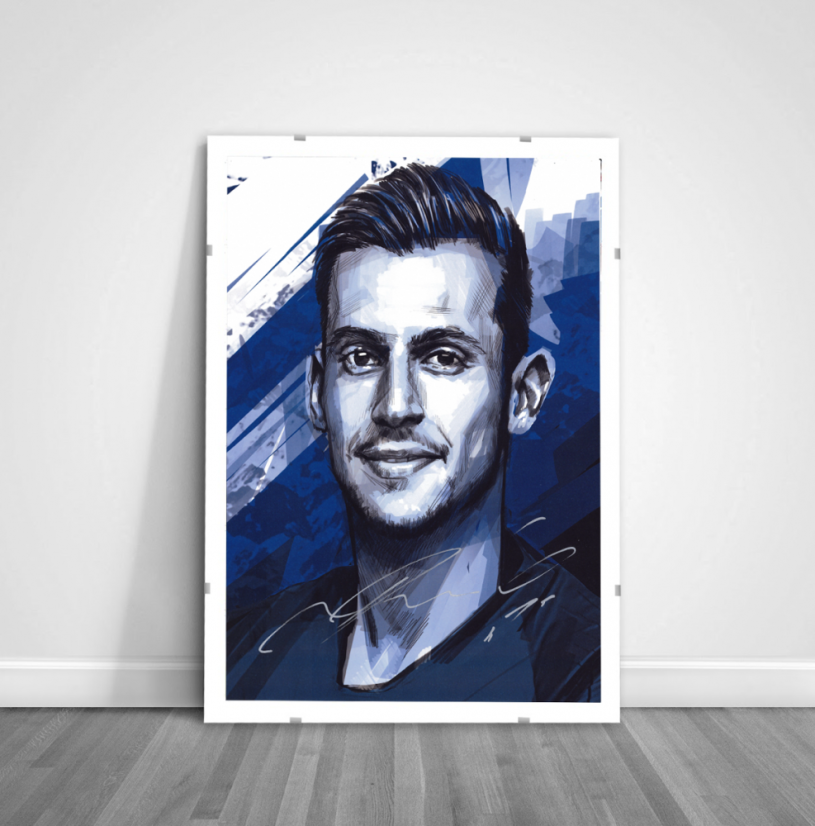 Podpísaný portrét Slovenskí Sokoli 2021 x/4 - Martin Dúbravka