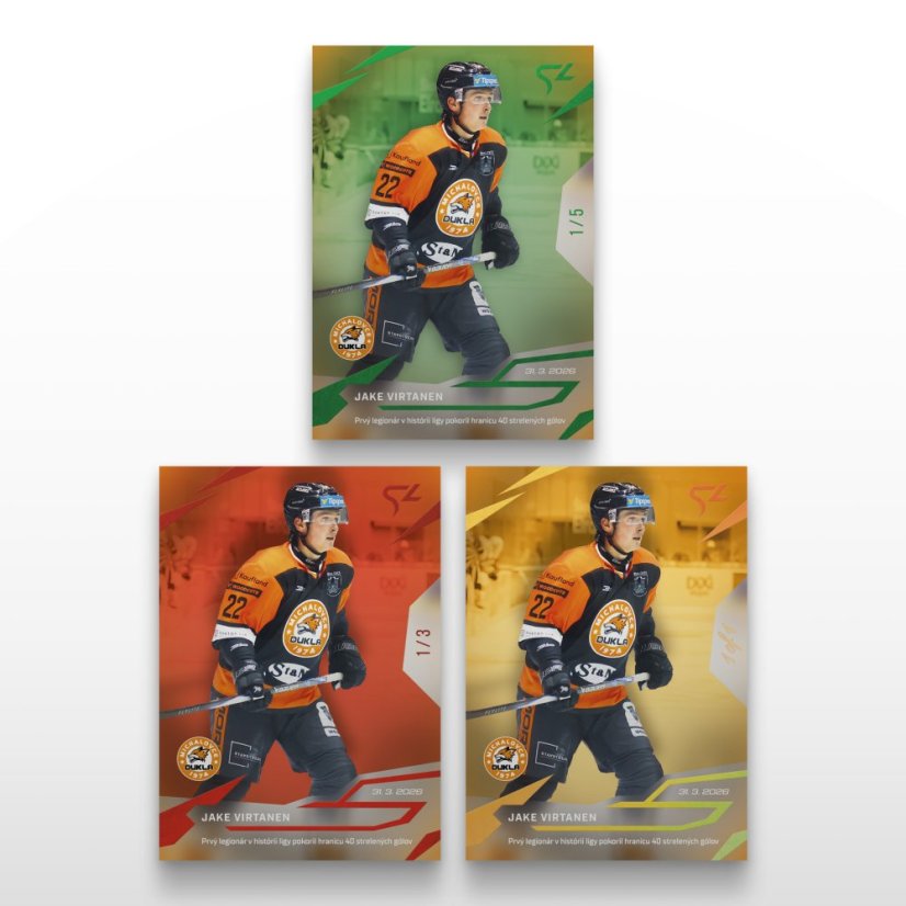 Hockey trading card L-54 JAKE VIRTANEN - SportZoo Tipsport liga 2025/26 LIVE