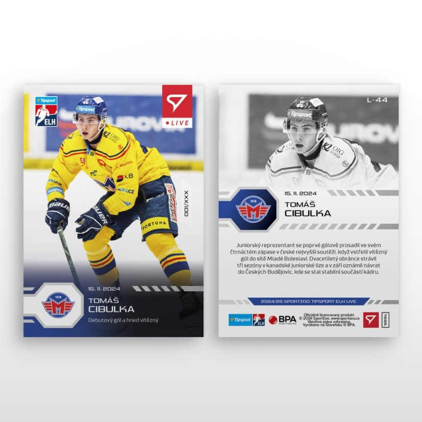 L-44 Tomáš Cibulka TELH 2024/25 LIVE