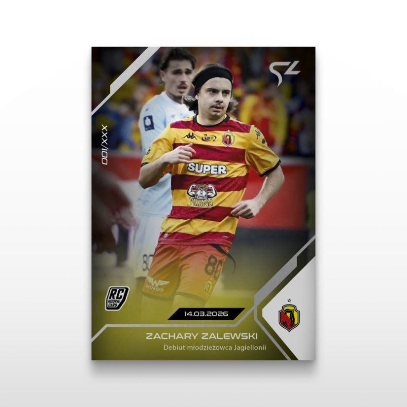 Karta piłkarska L-45 Zachary Zalewski - SportZoo PKO BP Ekstraklasa 2025/26 LIVE