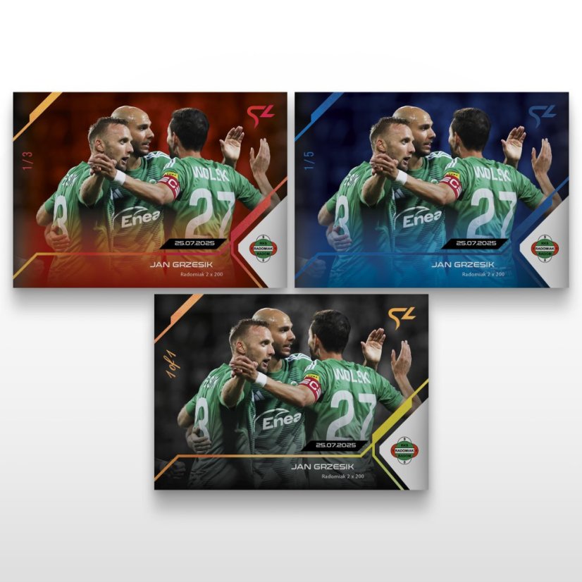 Football trading card L-03 Jan Grzesik - SportZoo PKO BP Ekstraklasa 2025/26 LIVE