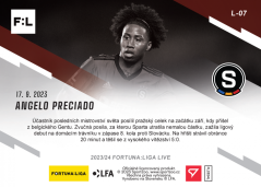 L-07 Angelo Preciado FORTUNA:LIGA 2023/24 LIVE