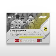 Football trading card L-46 Wieczysta Kraków - SportZoo Betclic 1 Liga 2025/26 LIVE