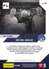 L-109 Michal Kadlec FORTUNA:LIGA 2022/23 LIVE