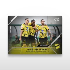 Karta piłkarska L-07 WIeczysta Kraków - SportZoo Betclic 1 Liga 2025/26 LIVE