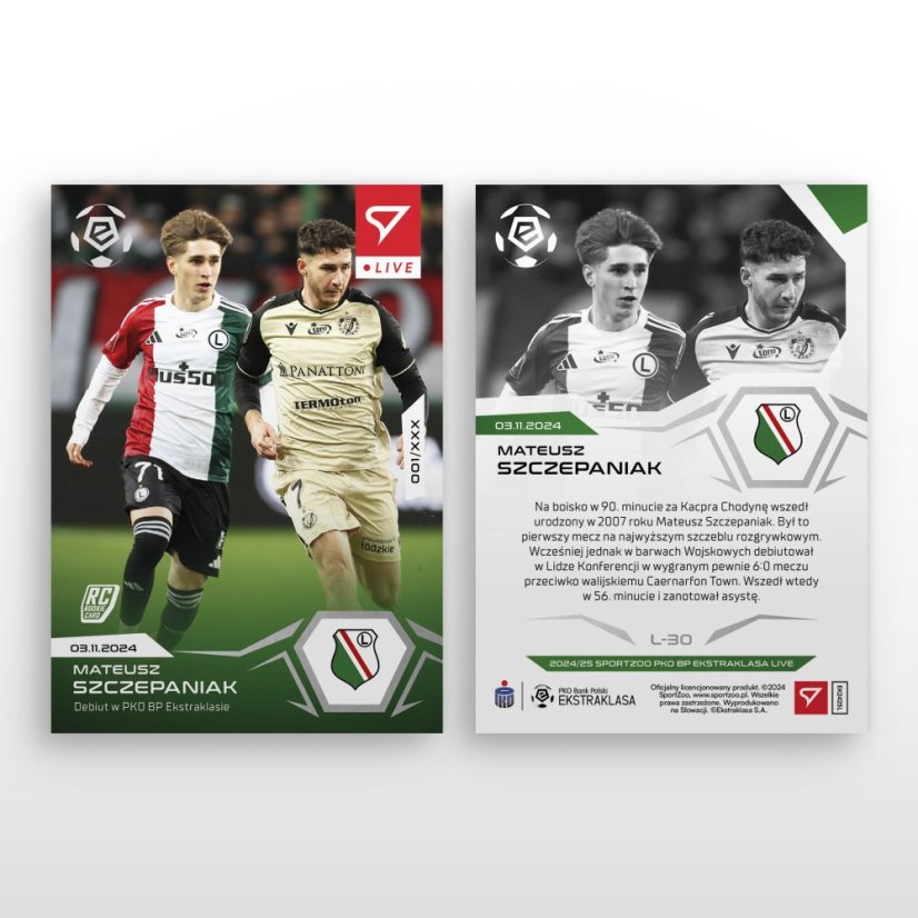 L-30 Mateusz Szczepaniak PKO BP Ekstraklasa 2024/25 LIVE