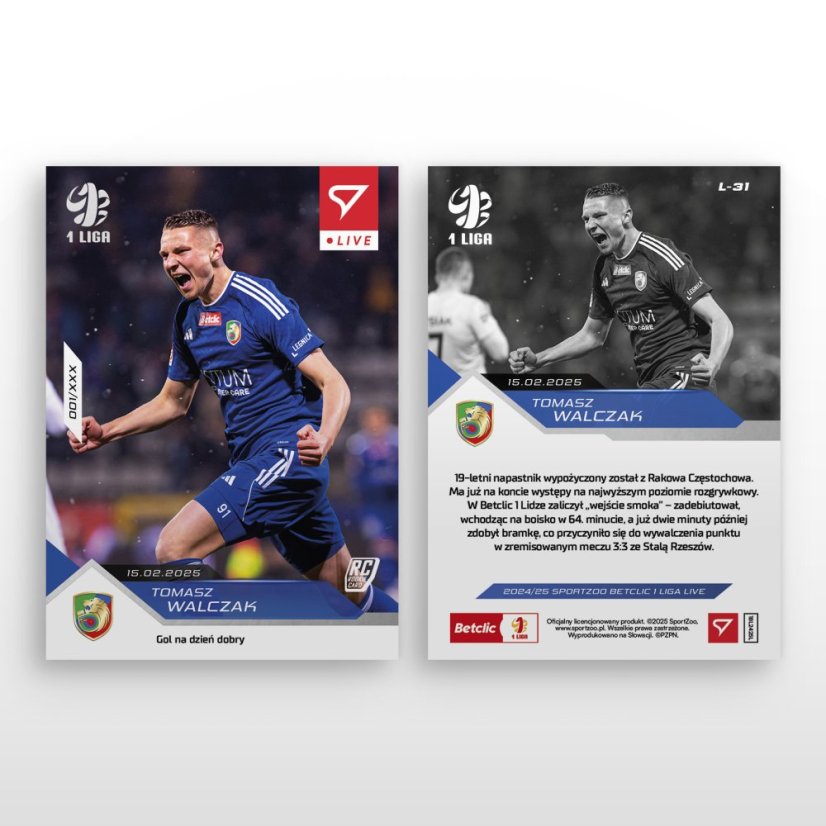 L-31 Tomasz Walczak Betclic 1 Liga 2024/25 LIVE