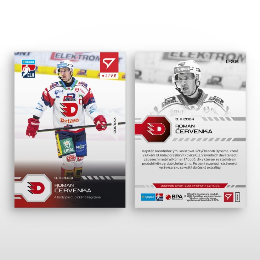 L-38 Roman Červenka TELH 2024/25 LIVE