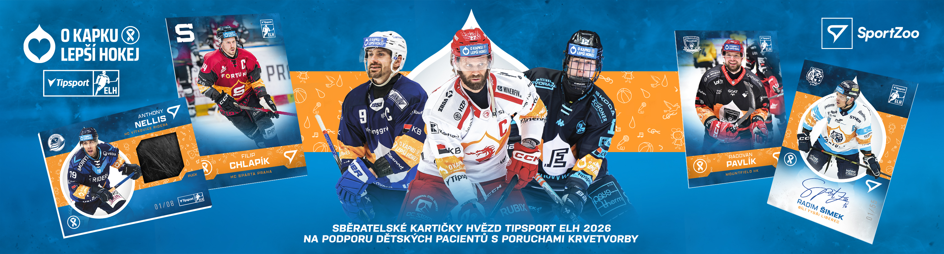 Zberateľské kartičky hviezd Tipsport ELH 2026