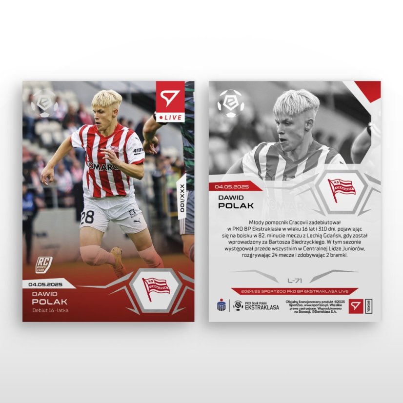 L-71 Dawid Polak PKO BP Ekstraklasa 2024/25 LIVE