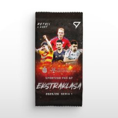 Retail balíček - futbalové kartičky SportZoo PKO BP Ekstraklasa 2025/26 - 1. séria