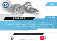L-047 Libor Kašík TEL 2022/23 LIVE