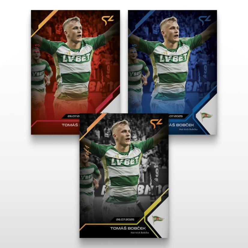Football trading card L-04 Tomáš Bobček - SportZoo PKO BP Ekstraklasa 2025/26 LIVE