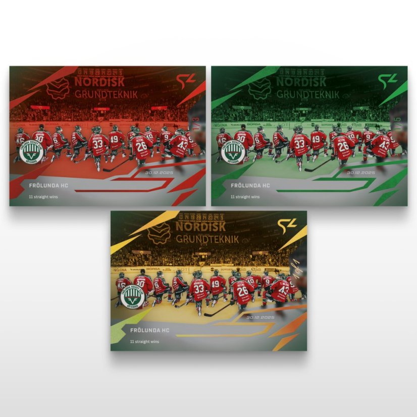 Hokejová kartička L-20 Frölunda HC - SportZoo Svenska hockeyligan 2025/26 LIVE
