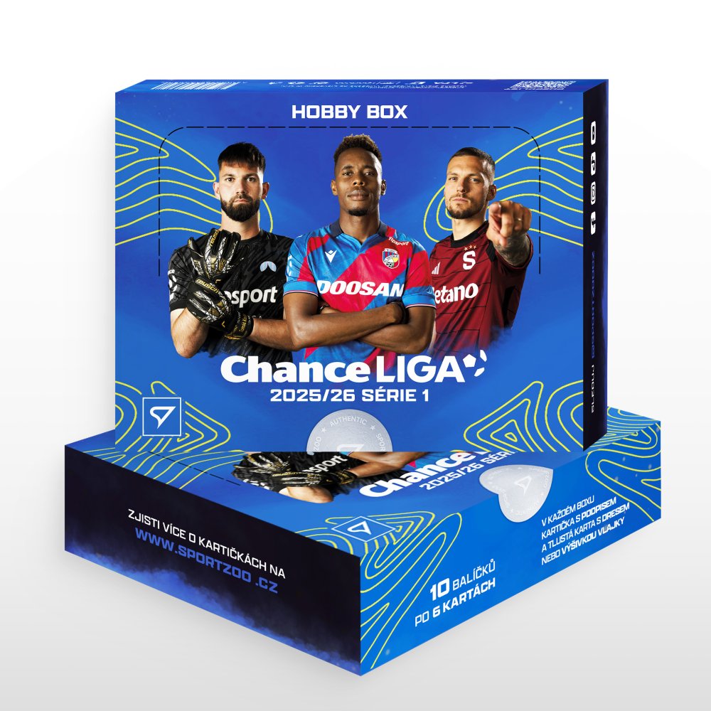 Hobby box - futbalové kartičky SportZoo Chance Liga 2025/26 - 1. séria
