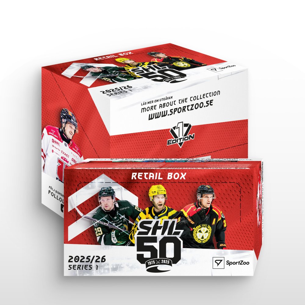 Retail box - hokejové kartičky SportZoo SHL 2025/26 - 1. séria