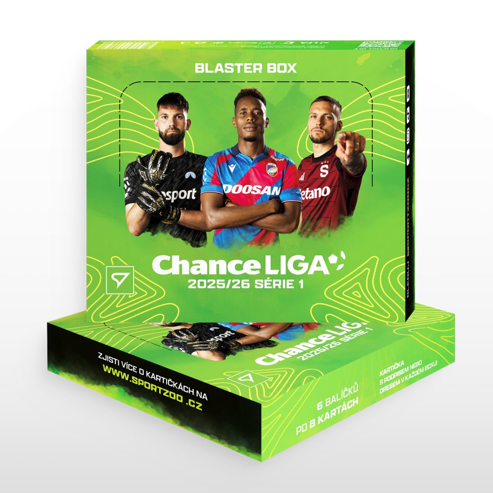 Blaster box - futbalové kartičky SportZoo Chance Liga 2025/26 - 1. séria