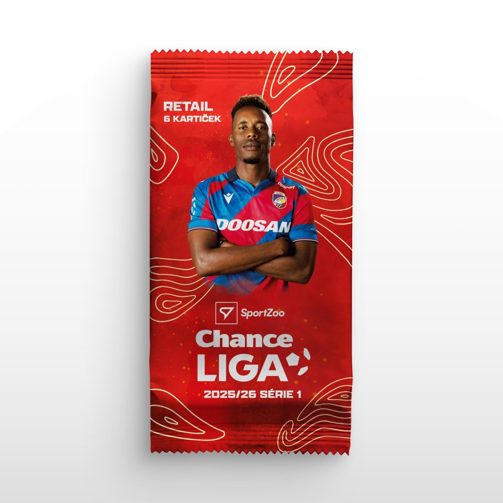 Retail balíček - futbalové kartičky SportZoo Chance Liga 2025/26 - 1. séria