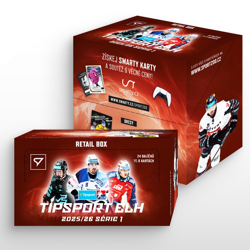 Retail box - hokejové kartičky SportZoo Tipsport ELH 2025/26 - 1. séria